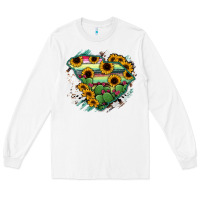 White South Carolina State Map Long Sleeve Tee - RanaPortraitStore