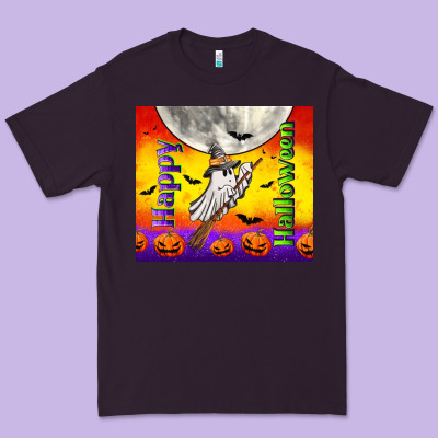 Happy Halloween Premium Tee Designed By Tumblerdesignbyshophia