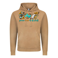 Peace Love Bull Skull Bbs Vintage Hoodie | Teevron