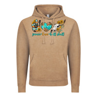 Vintage Coffee peace love bull skull bbs Vintage Hoodie - BundleAndBundleShop