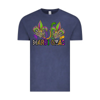 Vintage Denim mardi gras skeleton hands  fleur de lis Vintage Tee - OliviaCreatesArt