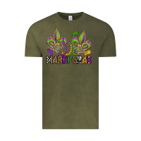 Vintage Olive mardi gras skeleton hands  fleur de lis Vintage Tee - OliviaCreatesArt