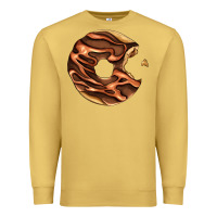 Antique Gold chocolate donut Premium Sweatshirt - AdoDesignShop