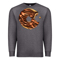 Charcoal Heather chocolate donut Premium Sweatshirt - AdoDesignShop