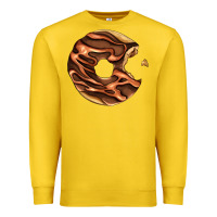 Lemon chocolate donut Premium Sweatshirt - AdoDesignShop