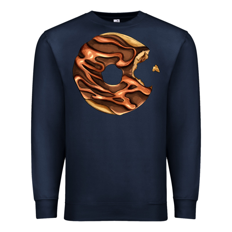 Chocolate Donut Premium Sweatshirt by AdoDesignShop | Teevron
