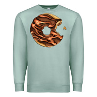 Seafoam chocolate donut Premium Sweatshirt - AdoDesignShop