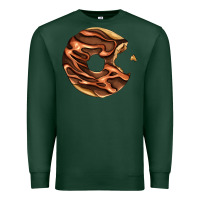 Sports Green chocolate donut Premium Sweatshirt - AdoDesignShop