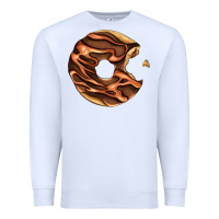 White chocolate donut Premium Sweatshirt - AdoDesignShop