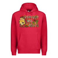 Cardinal Country Ass Chick Premium Hoodie - CowhideDigitalArt