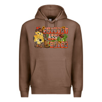Chestnut Country Ass Chick Premium Hoodie - CowhideDigitalArt
