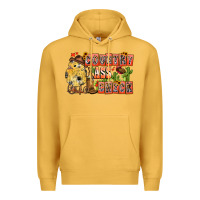 Mustard Country Ass Chick Premium Hoodie - CowhideDigitalArt