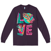 Plum love with nail elements bbs Long Sleeve Tee - BundleAndBundleShop