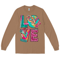 Toasted Coconut love with nail elements bbs Long Sleeve Tee - BundleAndBundleShop