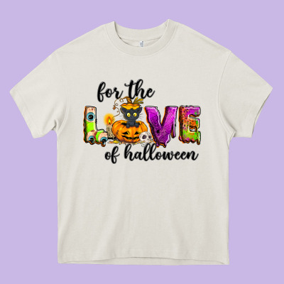 For The Love Of Halloween Heavy Core Tee Designed By Nancycooperartshop