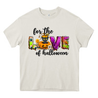 Cream For the love of Halloween Heavy Core Tee - NancyCooperArtShop