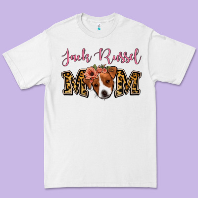 Jack Russel Mom Premium Tee Designed By Jasminsmagicworld