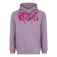 Lavender leopar and cowhide with heart candies Heavyweight Hoodie - AdoDesignShop