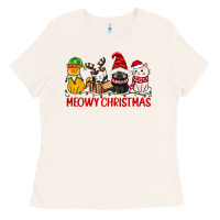 Bone meowy christmas Ladies Tee - CowGirlArtShop