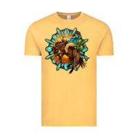 Vintage Mustard gemstone cowboy Vintage Tee - OliviaCreatesArt