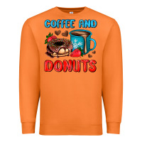 Carrot coffee and donuts Premium Sweatshirt - AdoDesignShop