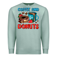 Seafoam coffee and donuts Premium Sweatshirt - AdoDesignShop