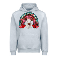 Heather Grey valentines heifer rainbow Urban Hoodie - JahusDesignShop