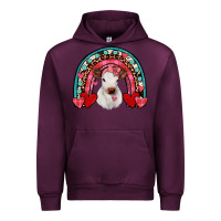 Mauve Wine valentines heifer rainbow Urban Hoodie - JahusDesignShop