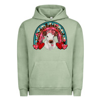 Pigment Oil Green valentines heifer rainbow Urban Hoodie - JahusDesignShop