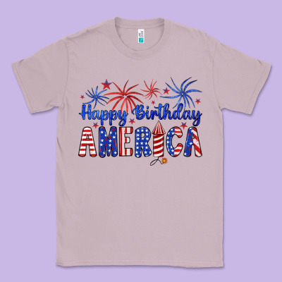 Happy Birthday America Classic Tee Designed By Artiststas