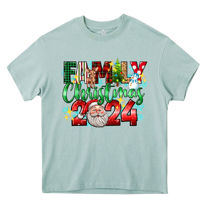 Family Christmas 2024 Heavy Core Tee by texasbilliewilder | Teevron