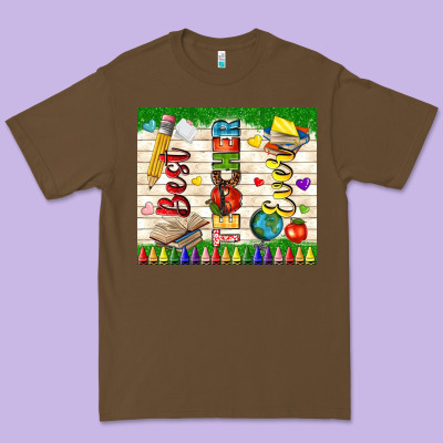 Best Teacher Ever Premium Tee Designed By Tumblerdesignbyshophia
