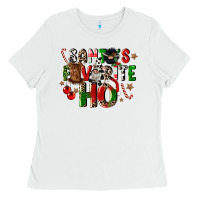 White santas favorite ho Ladies Tee - CowGirlArtShop