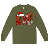 Army Green christmas love nurse bbs Long Sleeve Tee - BundleAndBundleShop