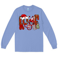 Colony Blue christmas love nurse bbs Long Sleeve Tee - BundleAndBundleShop