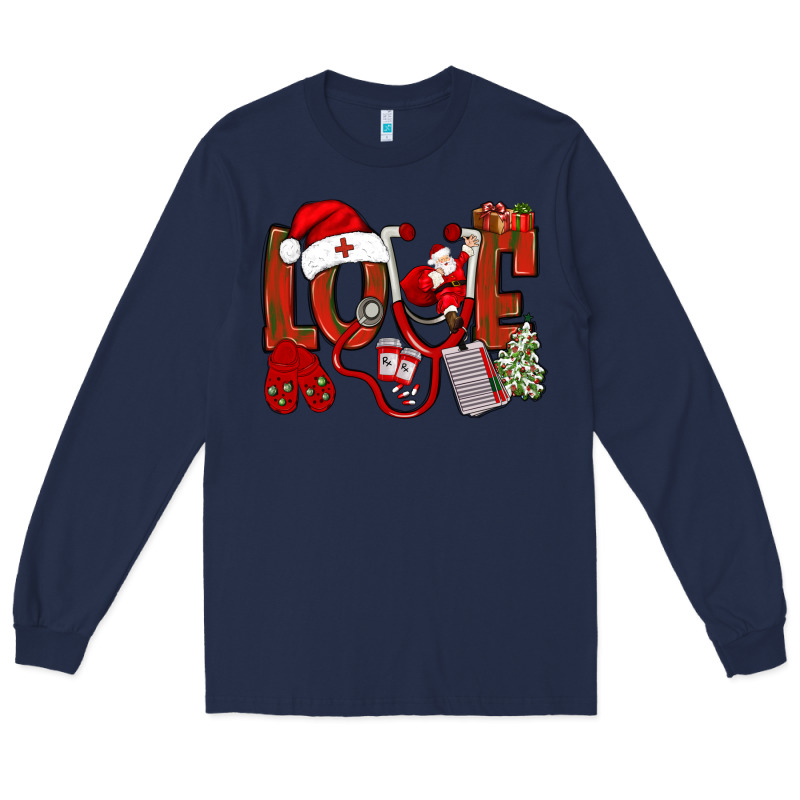 Christmas Love Nurse Bbs Long Sleeve Tee by BundleAndBundleShop | Teevron