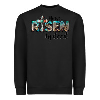 Black he is risen indeed Heavyweight Sweatshirt - BarkalooDesign