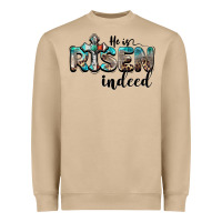 Mushroom he is risen indeed Heavyweight Sweatshirt - BarkalooDesign