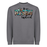 Storm he is risen indeed Heavyweight Sweatshirt - BarkalooDesign