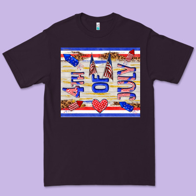 4 Th Of July Premium Tee Designed By Tumblerdesignbyshophia