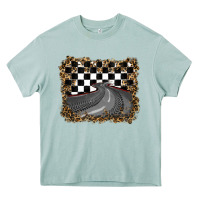 Arona leopard racing  background Heavy Core Tee - RanaPortraitStore