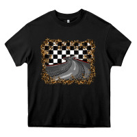 Black leopard racing  background Heavy Core Tee - RanaPortraitStore