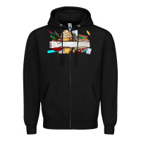 Black preview teachers name Zipper Hoodie - AdoDesignShop