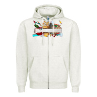 Oatmeal Heather preview teachers name Zipper Hoodie - AdoDesignShop