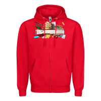 Red preview teachers name Zipper Hoodie - AdoDesignShop
