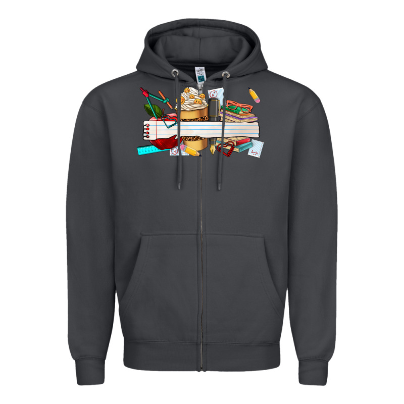 Preview Teachers Name Zipper Hoodie by AdoDesignShop | Teevron
