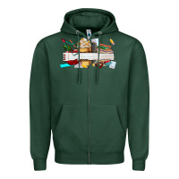 Sports Green preview teachers name Zipper Hoodie - AdoDesignShop