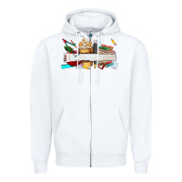 White preview teachers name Zipper Hoodie - AdoDesignShop