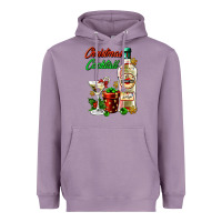 Lavender christmas cocktail martini and gift Heavyweight Hoodie - AdoDesignShop