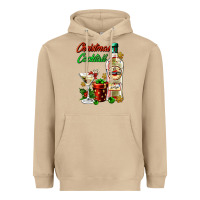Mushroom christmas cocktail martini and gift Heavyweight Hoodie - AdoDesignShop